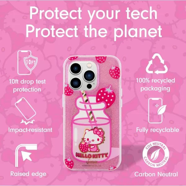 imageSonix x Barbie Case for iPhone 14 and iPhone 13  Compatible with MagSafe  10ft Drop Tested  Palm ParadiseHK Strawberry Milk