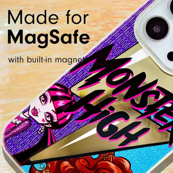 imageSonix x Barbie Case for iPhone 14 and iPhone 13  Compatible with MagSafe  10ft Drop Tested  Palm ParadiseMonster High Characters