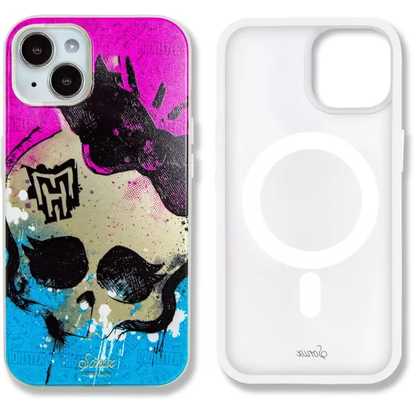 imageSonix x Barbie Case for iPhone 14 and iPhone 13  Compatible with MagSafe  10ft Drop Tested  Palm ParadiseMonster High Skullette