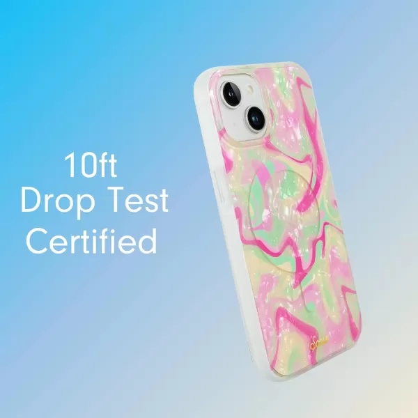 imageSonix x Barbie Case for iPhone 14 and iPhone 13  Compatible with MagSafe  10ft Drop Tested  Palm ParadiseStrawberry Matcha