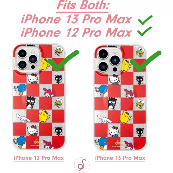 imageSonix x Barbie Phone Case for iPhone 13 Pro Max  12 Pro Max  Compatible with MagSafe  10ft Drop Tested  Totally BarbieSanrio  Hello Kitty and Friends