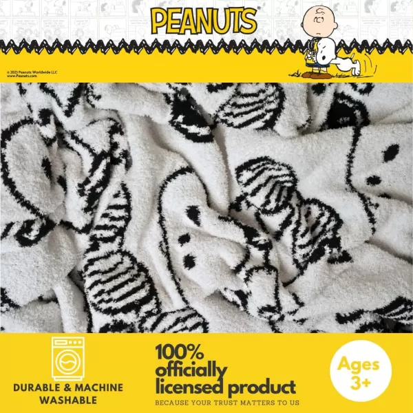 imageFranco Collectibles Barbie Adult Bedding Soft Cozy Chic Dream Lux Intarsia Knit Throw Blanket 50 in x 60 in Officially Licensed ProductPeanuts