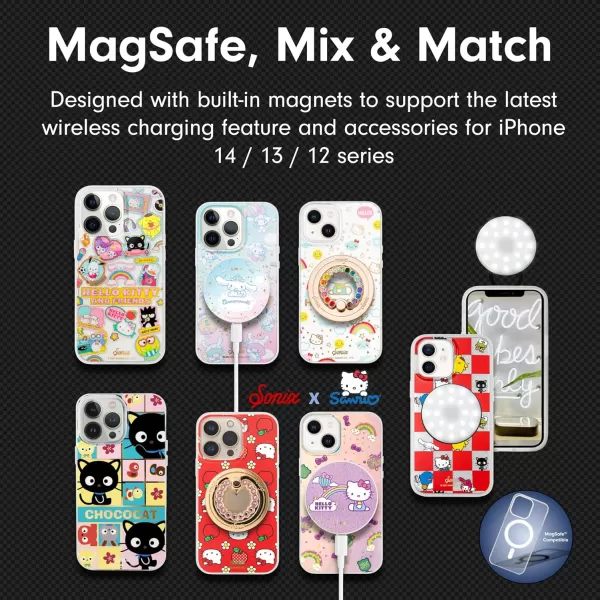 imageSonix x Barbie Case for iPhone 13 Pro  Compatible with MagSafe  10ft Drop Tested  Totally BarbieCool Like Chococat