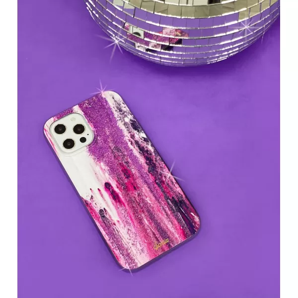 imageSonix x Barbie Case for iPhone 13 Pro  Compatible with MagSafe  10ft Drop Tested  Totally BarbieGlitter  Purple Rain MS