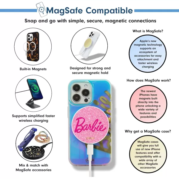 imageSonix x Barbie Case for iPhone 13 Pro  Compatible with MagSafe  10ft Drop Tested  Totally BarbieGolden Hour Barbie