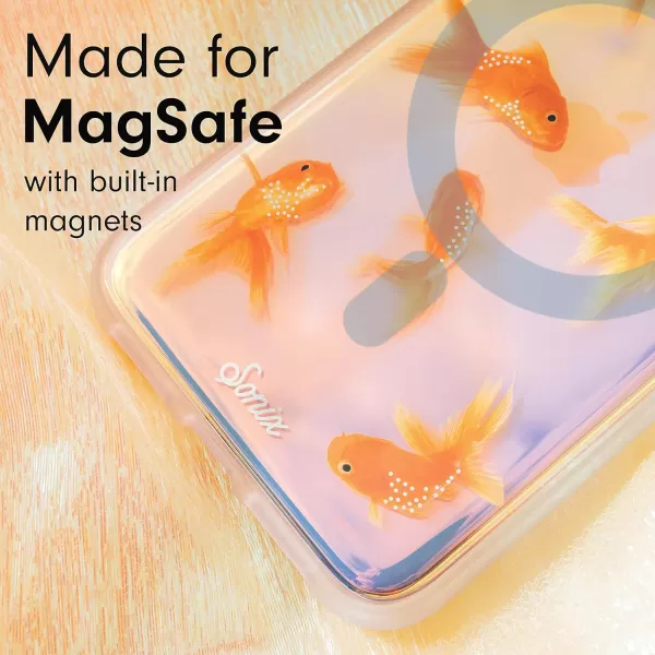 imageSonix x Barbie Case for iPhone 13 Pro  Compatible with MagSafe  10ft Drop Tested  Totally BarbieGoldfish Goldie