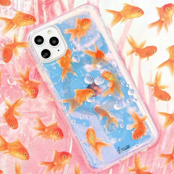 imageSonix x Barbie Case for iPhone 13 Pro  Compatible with MagSafe  10ft Drop Tested  Totally BarbieGoldfish Goldie