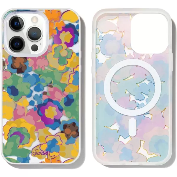 imageSonix x Barbie Case for iPhone 13 Pro  Compatible with MagSafe  10ft Drop Tested  Totally BarbieFloral  Bloomy MS