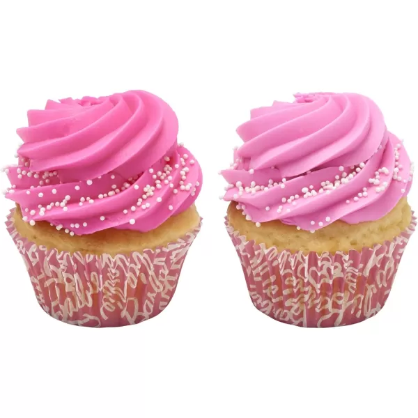 imageBarbie Baking Cups By DecoPac  Pink  18quot Cupcake Liners Greaseproof Paper Cases for Muffins and Cupcakes Pack of 48