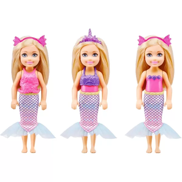 imageBarbie Dreamtopia Chelsea Doll ampamp DressUp Set with 12 Fantasy Fashions ampamp Accessories Themed to Royals Mermaids Unicorns ampamp Dragons