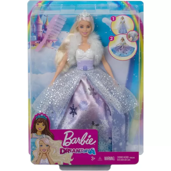 imageBarbie Dreamtopia Fashion Reveal Princess Doll 12inch Blonde with Pink HairstreakBlonde