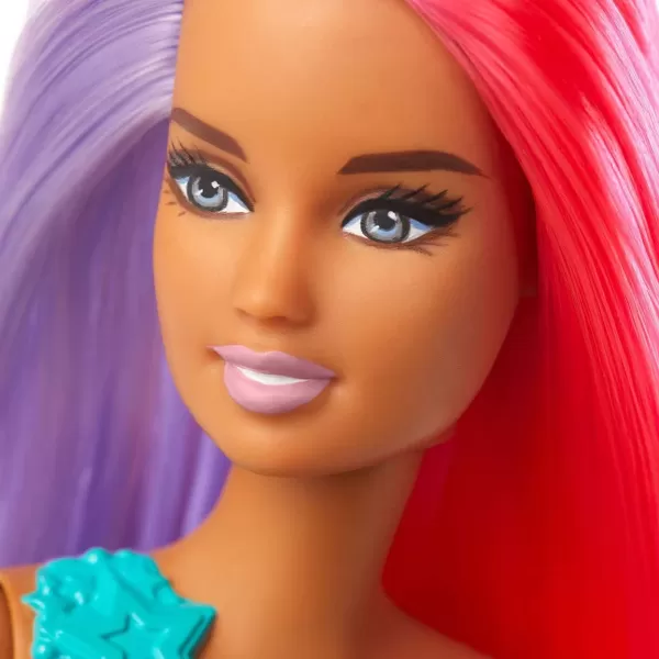 imageBarbie Dreamtopia Mermaid Doll 12inch Pink and Purple Hair with Tiara Gift for 3 to 7 Year Olds