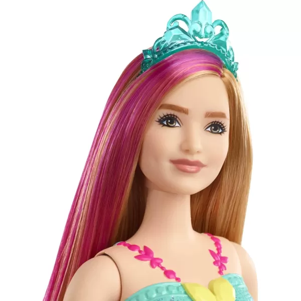 imageBarbie Dreamtopia Princess Doll 12inch Curvy Blonde with Pink Hairstreak