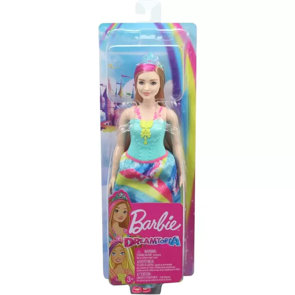 imageBarbie Dreamtopia Princess Doll 12inch Curvy Blonde with Pink Hairstreak