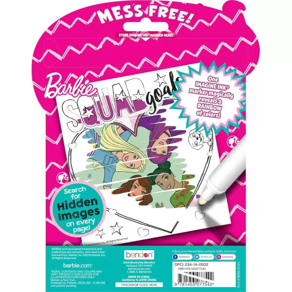 imageBendon 74732 Barbie Imagine Ink Magic Ink PicturesMulticolorImagine Ink