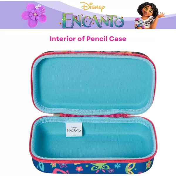 imageInnovative Designs Barbie Pencil Case Set with Stickers and Gel Pens for Kids Molded with Zip Closure PinkEncanto