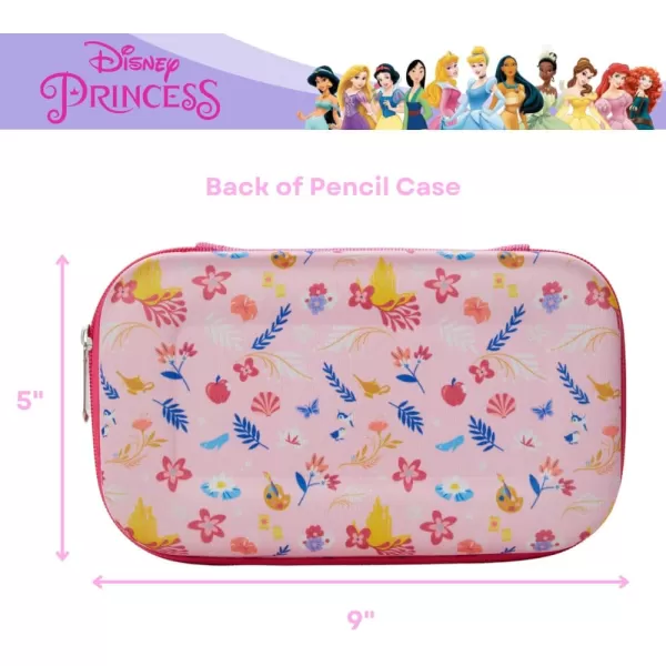 imageInnovative Designs Barbie Pencil Case Set with Stickers and Gel Pens for Kids Molded with Zip Closure PinkPrincess