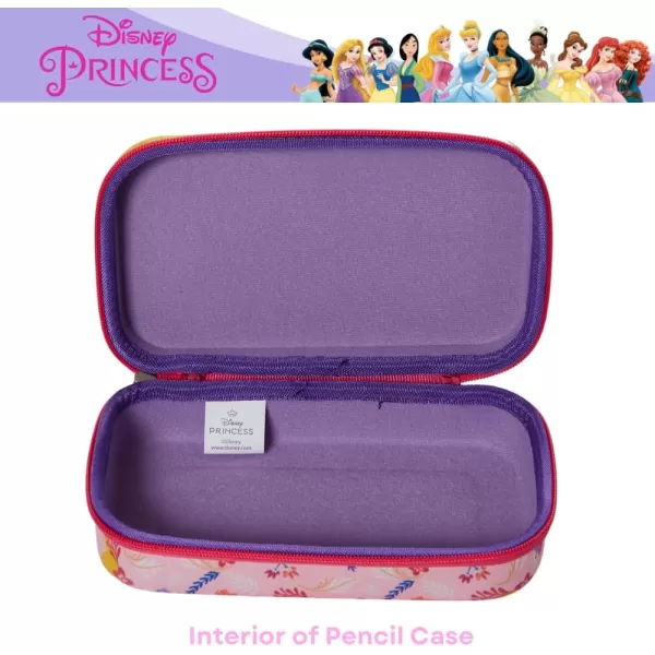 imageInnovative Designs Barbie Pencil Case Set with Stickers and Gel Pens for Kids Molded with Zip Closure PinkPrincess