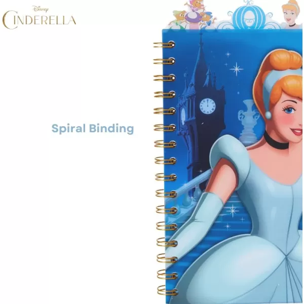 imageInnovative Designs Barbie Tab Journal Notebook Spiral Bound 96 Lined Pages 8 x 7 inches PurpleCinderella