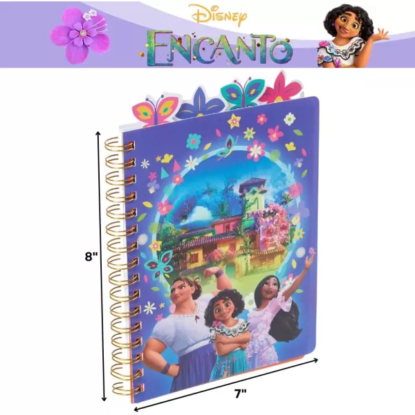 imageInnovative Designs Barbie Tab Journal Notebook Spiral Bound 96 Lined Pages 8 x 7 inches PurpleEncantto