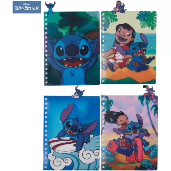 imageInnovative Designs Barbie Tab Journal Notebook Spiral Bound 96 Lined Pages 8 x 7 inches PurpleLilo and Stitch