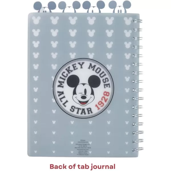 imageInnovative Designs Barbie Tab Journal Notebook Spiral Bound 96 Lined Pages 8 x 7 inches PurpleMickey Mouse