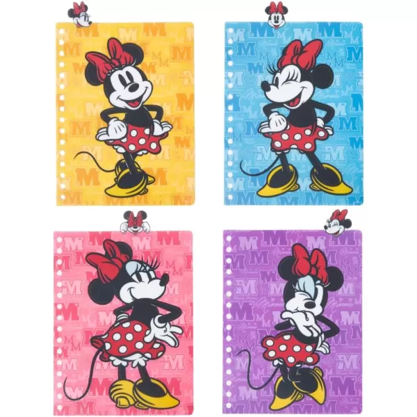 imageInnovative Designs Barbie Tab Journal Notebook Spiral Bound 96 Lined Pages 8 x 7 inches PurpleMinnie Mouse