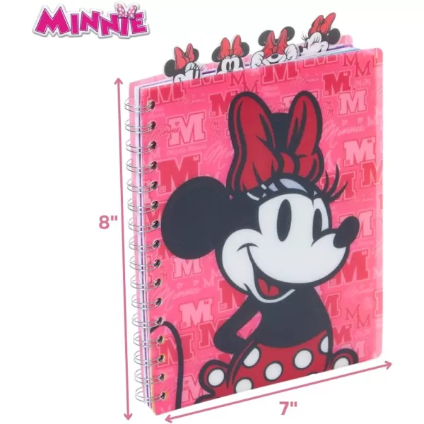 imageInnovative Designs Barbie Tab Journal Notebook Spiral Bound 96 Lined Pages 8 x 7 inches PurpleMinnie Mouse