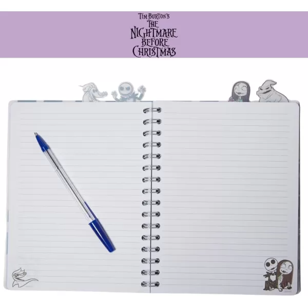 imageInnovative Designs Barbie Tab Journal Notebook Spiral Bound 96 Lined Pages 8 x 7 inches PurpleNightmare Before Xmas