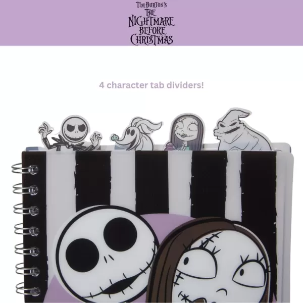 imageInnovative Designs Barbie Tab Journal Notebook Spiral Bound 96 Lined Pages 8 x 7 inches PurpleNightmare Before Xmas