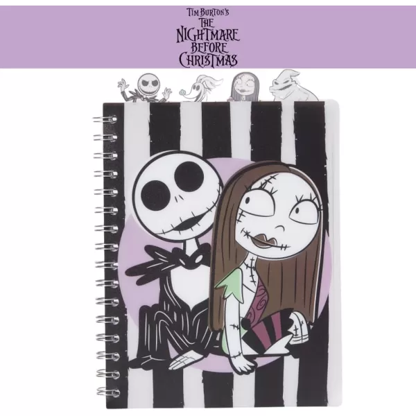 imageInnovative Designs Barbie Tab Journal Notebook Spiral Bound 96 Lined Pages 8 x 7 inches PurpleNightmare Before Xmas