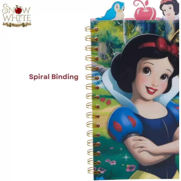 imageInnovative Designs Barbie Tab Journal Notebook Spiral Bound 96 Lined Pages 8 x 7 inches PurpleSnow White