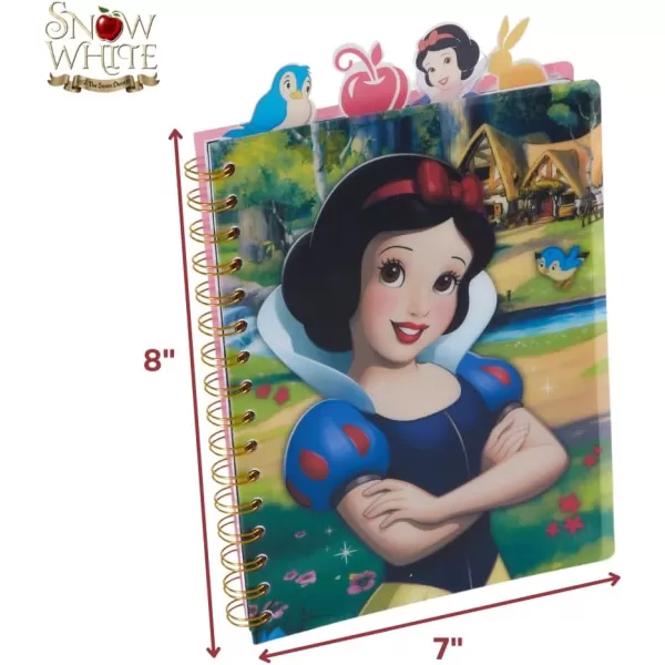 imageInnovative Designs Barbie Tab Journal Notebook Spiral Bound 96 Lined Pages 8 x 7 inches PurpleSnow White