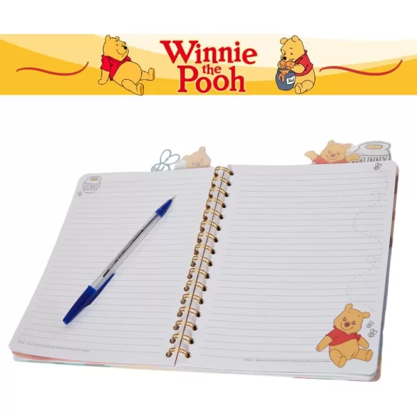 imageInnovative Designs Barbie Tab Journal Notebook Spiral Bound 96 Lined Pages 8 x 7 inches PurpleWinnie the Pooh