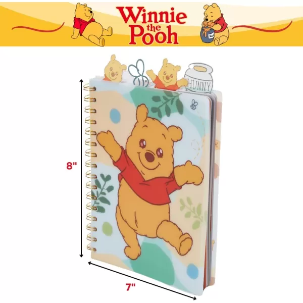 imageInnovative Designs Barbie Tab Journal Notebook Spiral Bound 96 Lined Pages 8 x 7 inches PurpleWinnie the Pooh