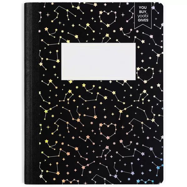 imageYoobi Barbie X College Ruled Composition Notebook Set  3Pack of Kids 1 Subject Notebooks Allover Print Designs  100 Sheets Each For School Office ampamp Home  975 x 75Tie Dye  Palm  Constellation