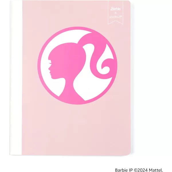 imageYoobi Barbie X College Ruled Composition Notebook Set  3Pack of Kids 1 Subject Notebooks Allover Print Designs  100 Sheets Each For School Office ampamp Home  975 x 75Barbie