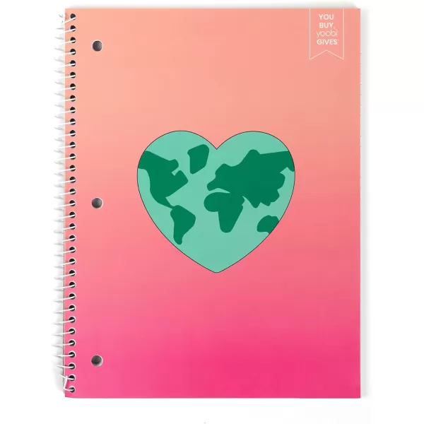 imageYoobi Barbie X College Ruled Spiral Notebook Set  3Pack of 1 Subject Notebooks Pink Blue ampamp Peach Barbie Designs  100 Perforated 3Hole Punched Sheets For School Office ampamp Home  105 x 8Celestial  Water  Earth