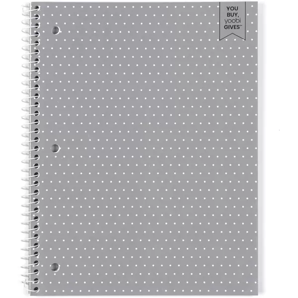 imageYoobi Barbie X College Ruled Spiral Notebook Set  3Pack of 1 Subject Notebooks Pink Blue ampamp Peach Barbie Designs  100 Perforated 3Hole Punched Sheets For School Office ampamp Home  105 x 8Blush Marble