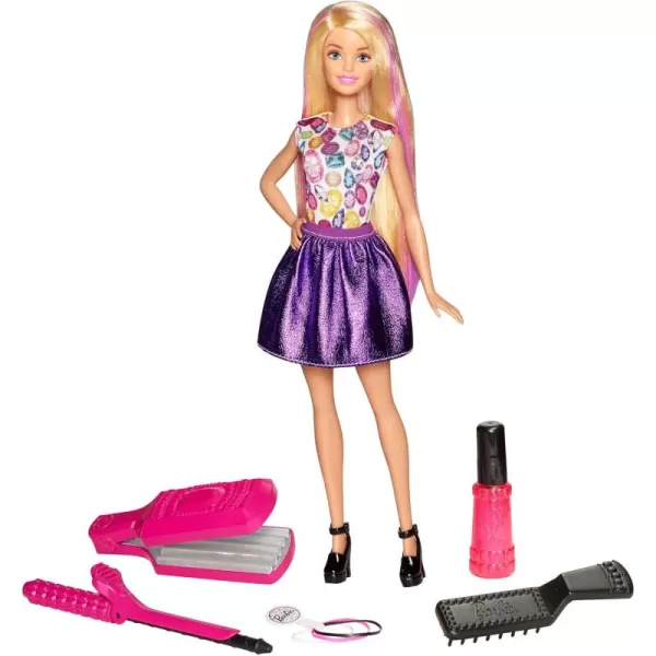 imageBarbie DIY Crimps ampamp Curls DollBlonde