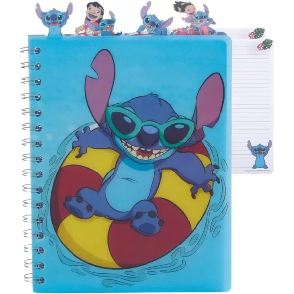 imageInnovative Designs Barbie Tab Journal Notebook Spiral Bound 96 Lined Pages 8 x 7 inches PurpleLilo and Stitch