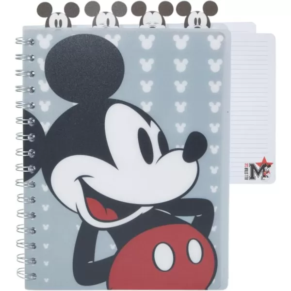 imageInnovative Designs Barbie Tab Journal Notebook Spiral Bound 96 Lined Pages 8 x 7 inches PurpleMickey Mouse