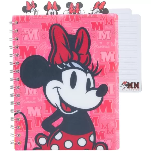 imageInnovative Designs Barbie Tab Journal Notebook Spiral Bound 96 Lined Pages 8 x 7 inches PurpleMinnie Mouse