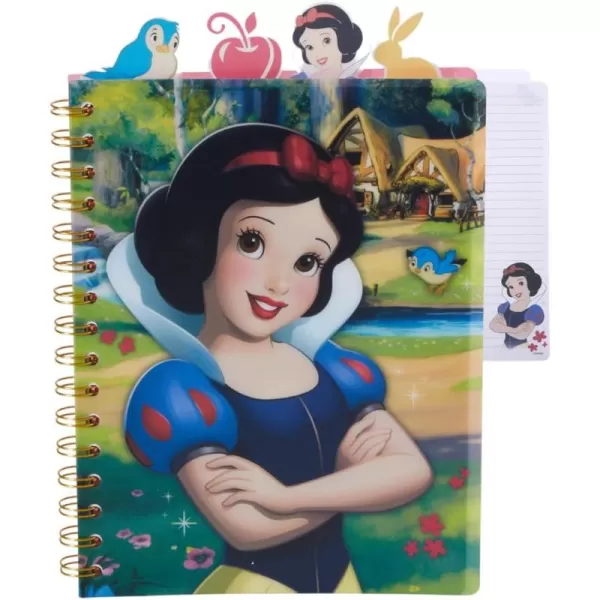 imageInnovative Designs Barbie Tab Journal Notebook Spiral Bound 96 Lined Pages 8 x 7 inches PurpleSnow White