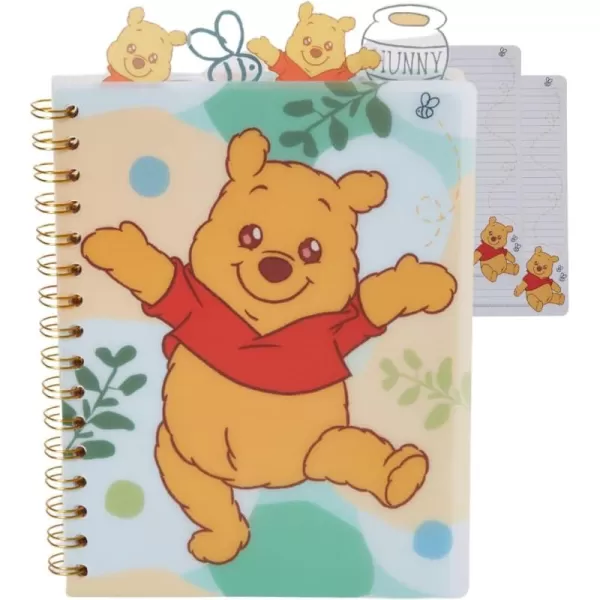 imageInnovative Designs Barbie Tab Journal Notebook Spiral Bound 96 Lined Pages 8 x 7 inches PurpleWinnie the Pooh