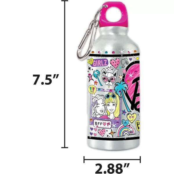 imageBarbie Color Your Own Water Bottle Color Your Own Water Bottle Great For Travel ampamp Road Trips Sports ampamp School Creative Gift Idea Arts ampamp Crafts Activity Kids Ages 6 7 8 9 10 PinkPink