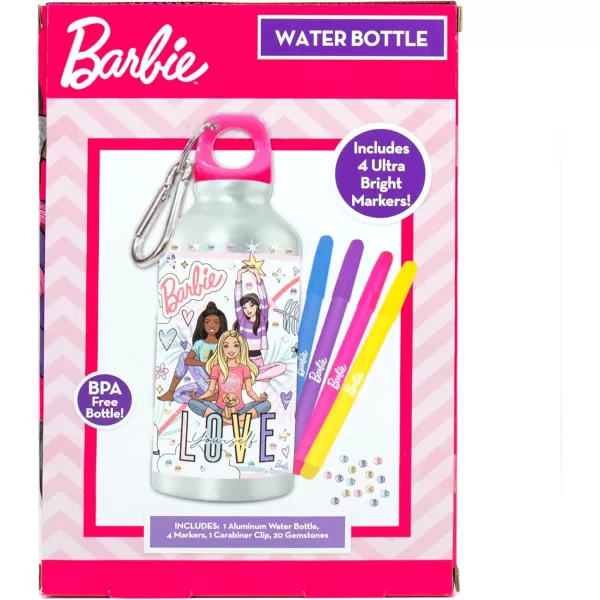 imageBarbie Color Your Own Water Bottle Color Your Own Water Bottle Great For Travel ampamp Road Trips Sports ampamp School Creative Gift Idea Arts ampamp Crafts Activity Kids Ages 6 7 8 9 10 PinkPink