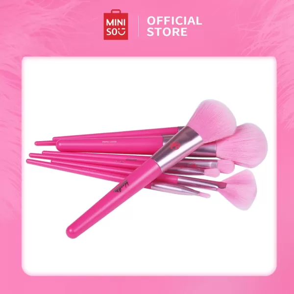 imageMINISO Barbie Collection Makeup Brushes Set 8 pcs