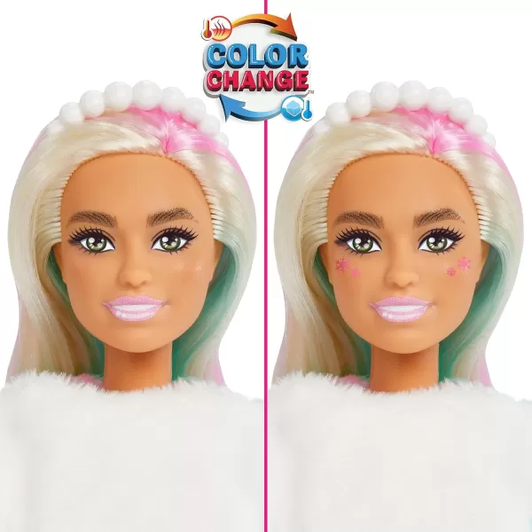 imageBarbie Cutie Reveal Advent Calendar ampamp Doll Blue ampamp Pink Hair 25 Surprises Include Clothes Accessories ampamp ColorChange Pets Holiday Toy for KidsModern