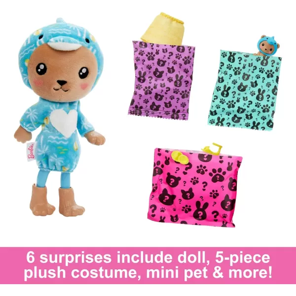 imageBarbie Cutie Reveal Chelsea Doll ampamp Accessories Animal Plush Costume ampamp 6 Surprises Including Color Change Bunny as KoalaTeddyDolphin